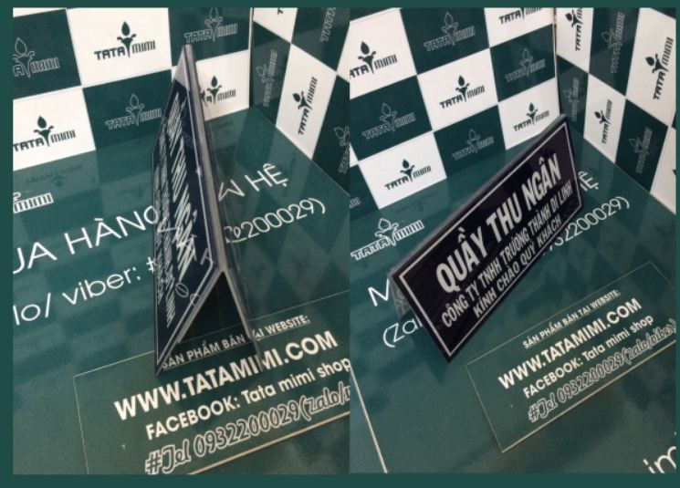 Biển Mica Để Bàn Lễ Tân: Nâng Tầm Chuyên Nghiệp Cho Không Gian Đón Khách