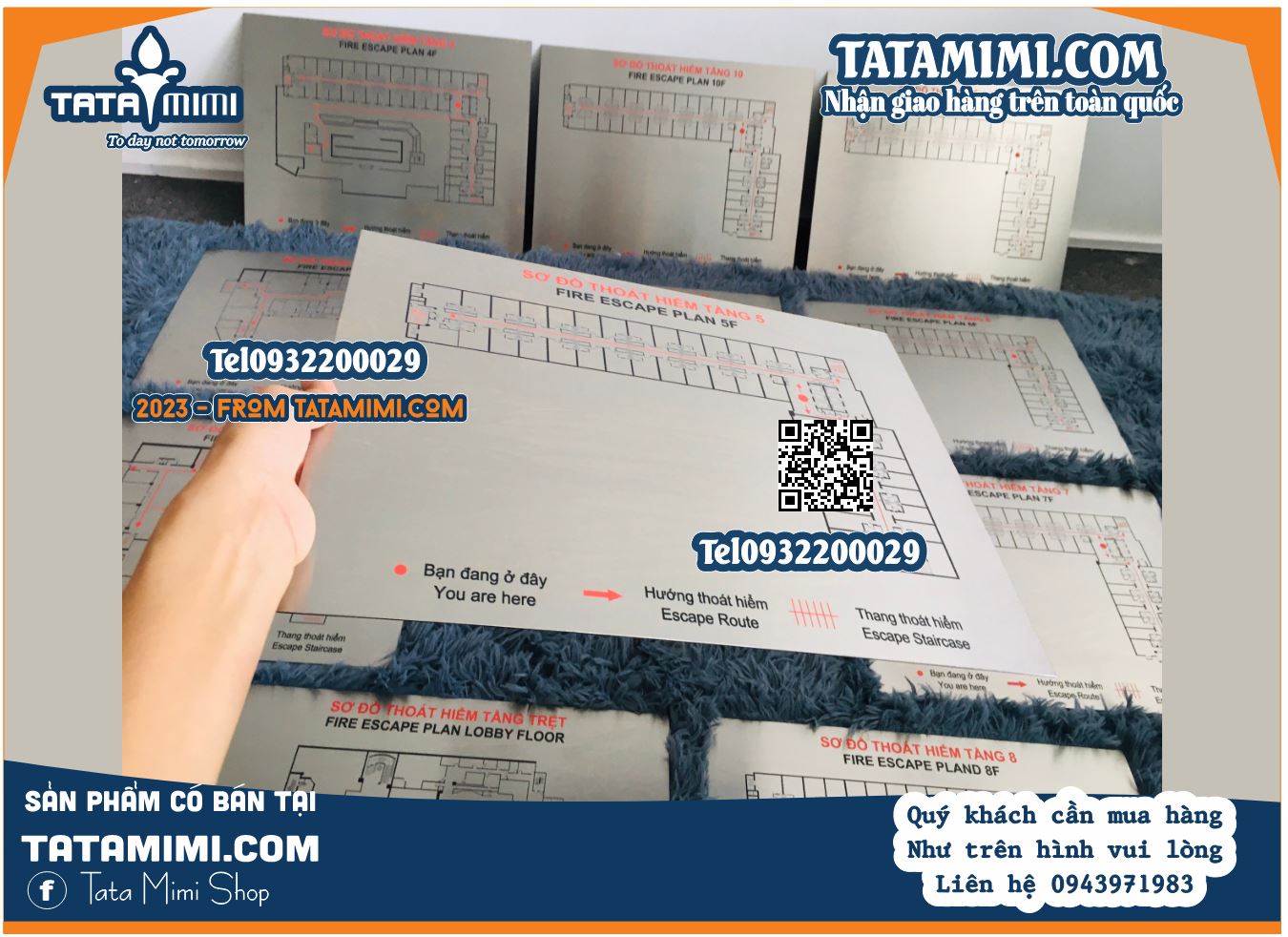 Phòng khách sạn cần thiết kế biển hướng dẫn thoát hiểm