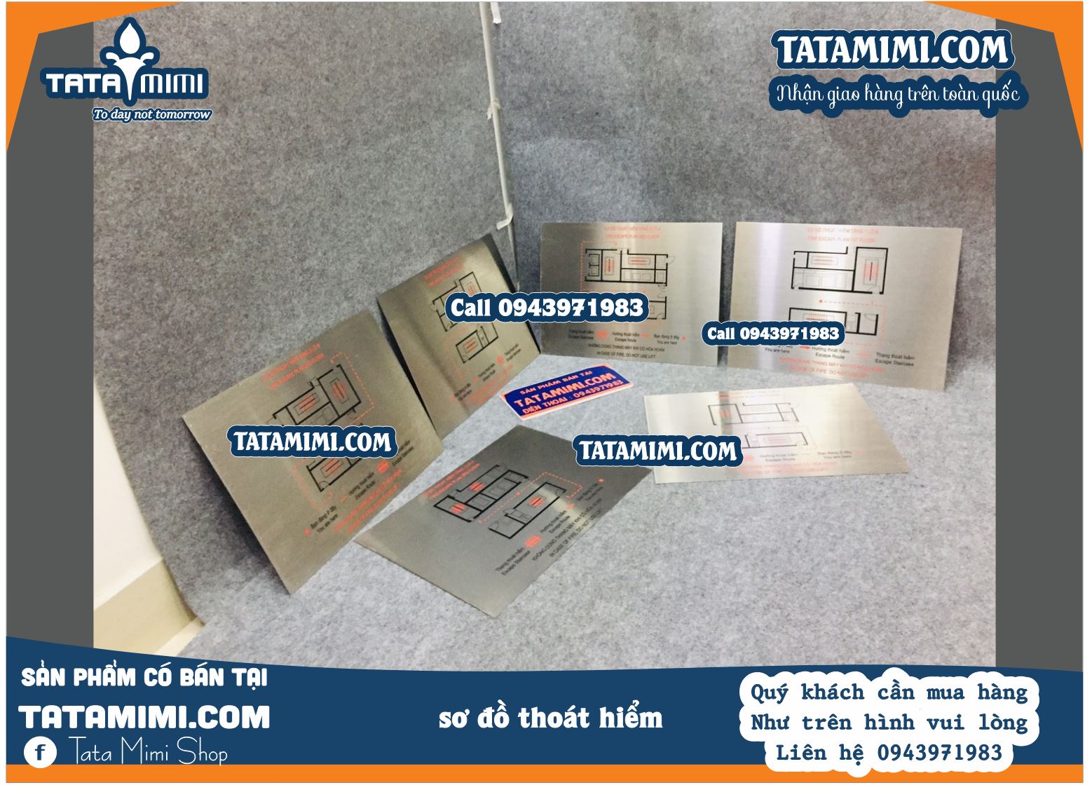 Bảng sơ đồ thoát hiểm inox