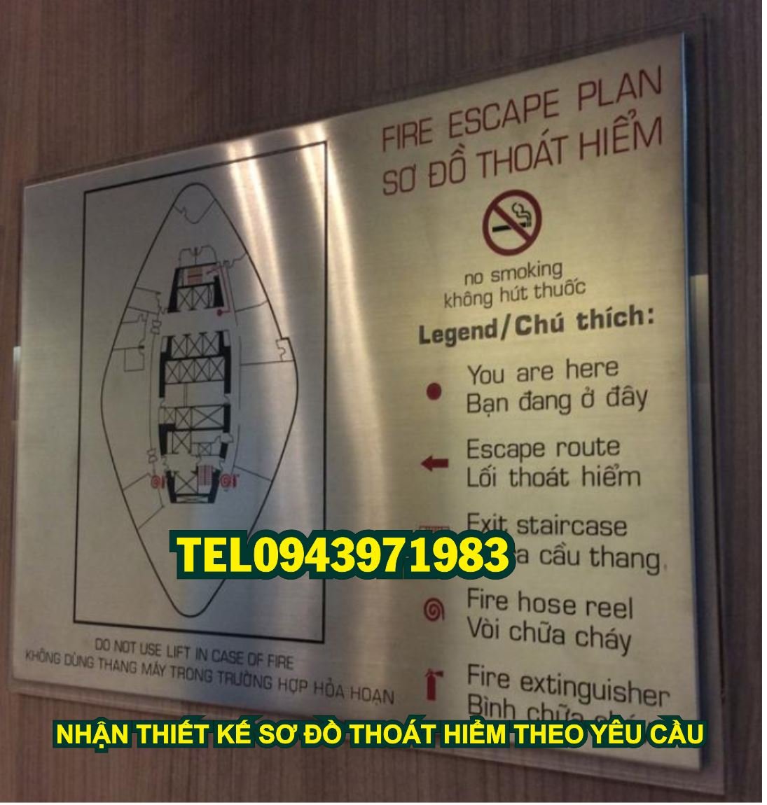 Bảng sơ đồ thoát hiểm