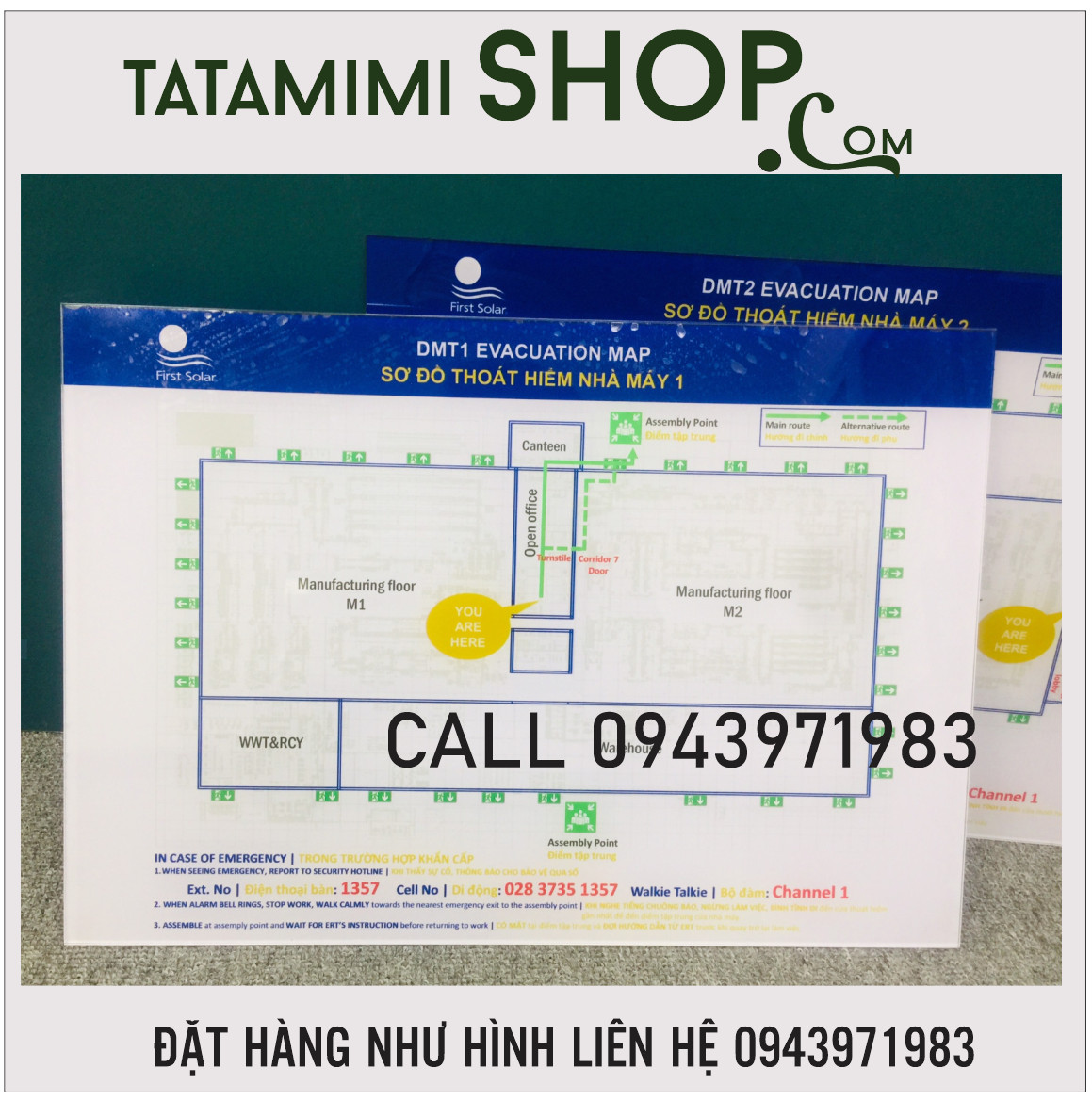 Tấm chỉ dẫn cho tòa nhà