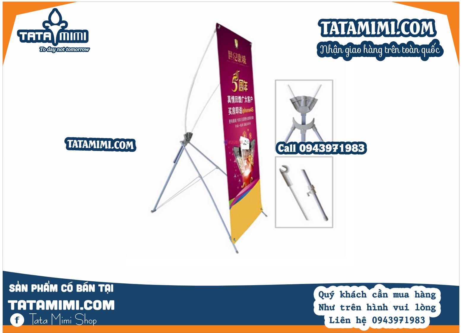 Giá chữ X, Standee X