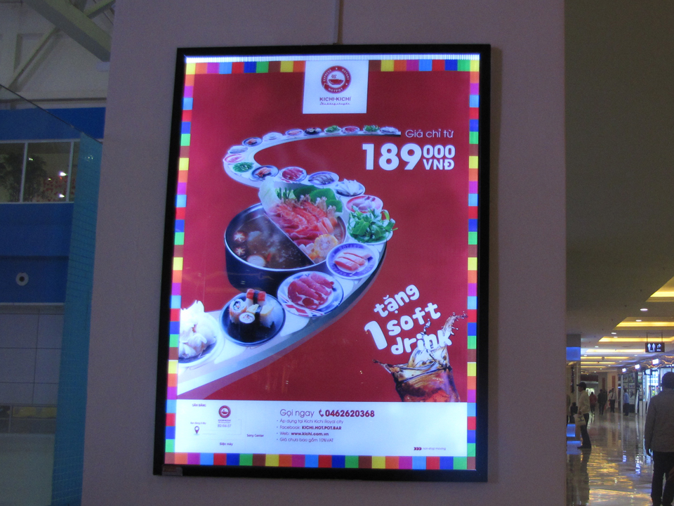 Bảng menu led để quảng cáo và giới thiệu sản phẩm