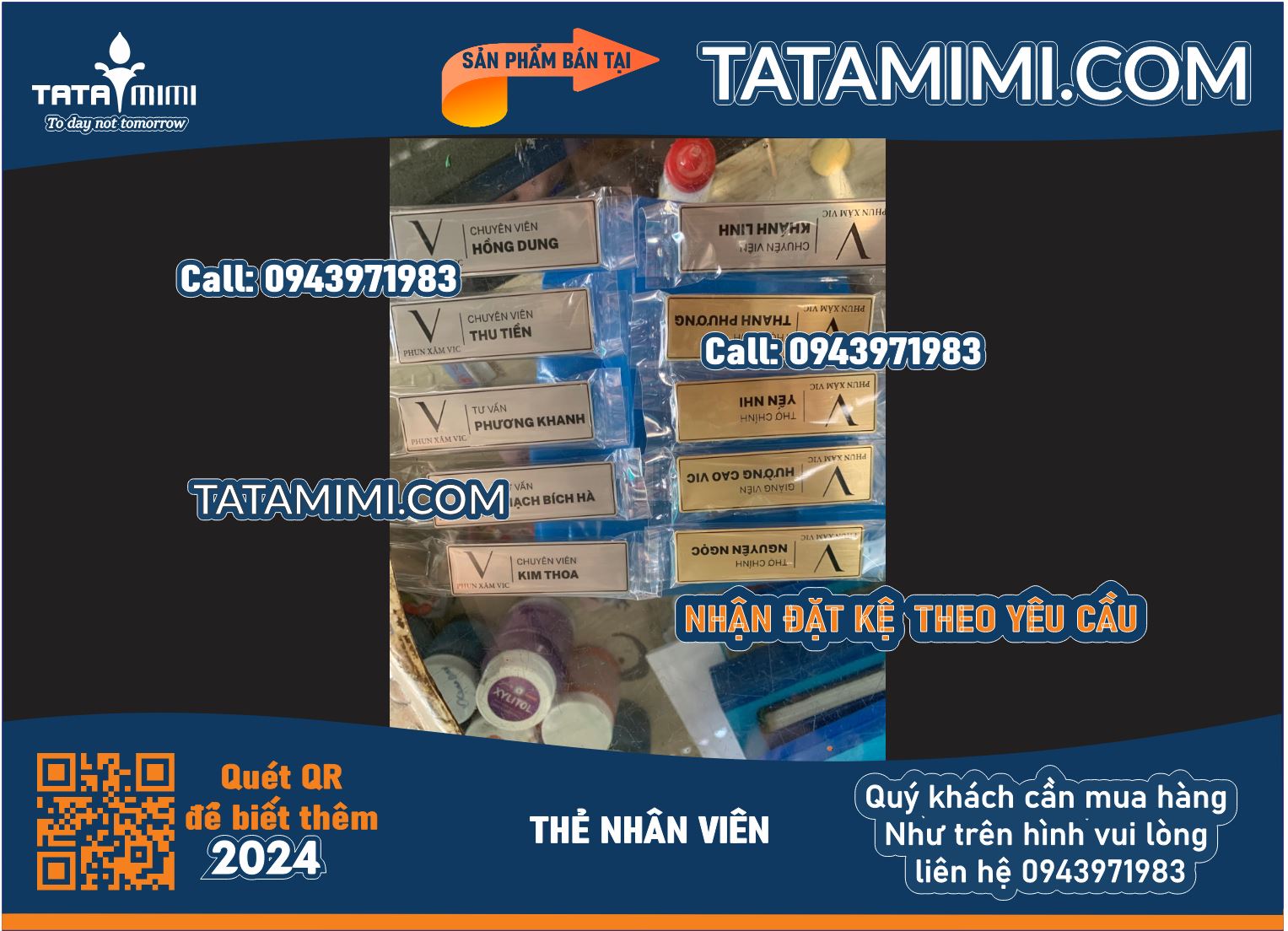 biển tên nhân viền