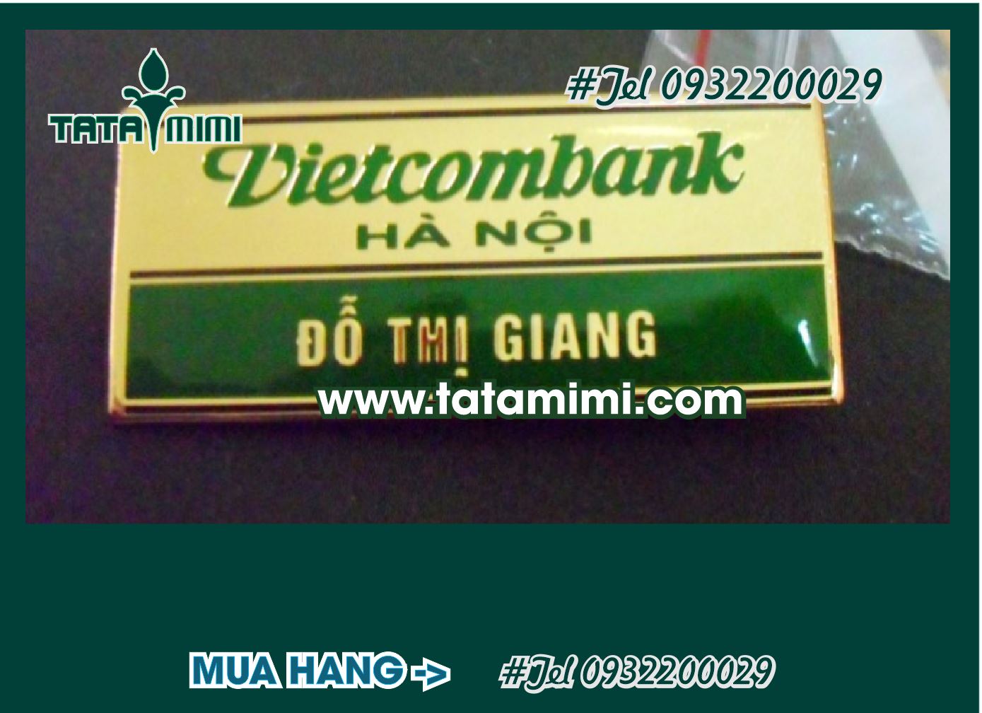 Kích thước cơ bản của thẻ tên nhân viên