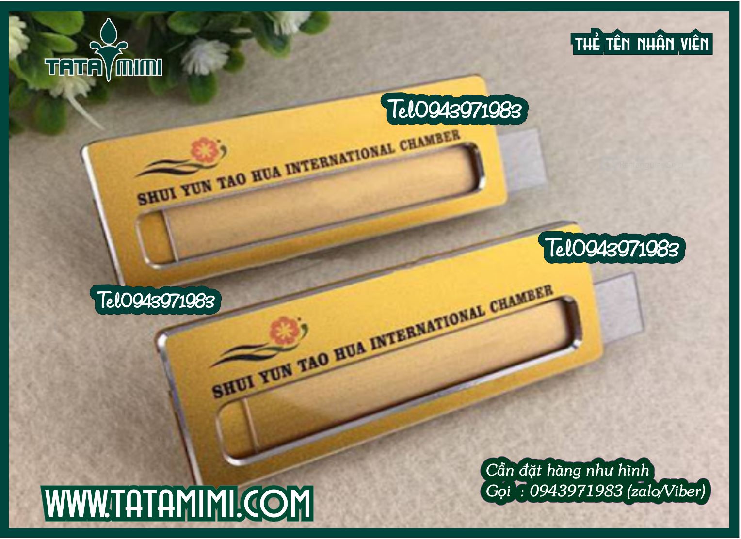 Bán thẻ tên nhân viên đeo áo toàn quốc giá rẻ