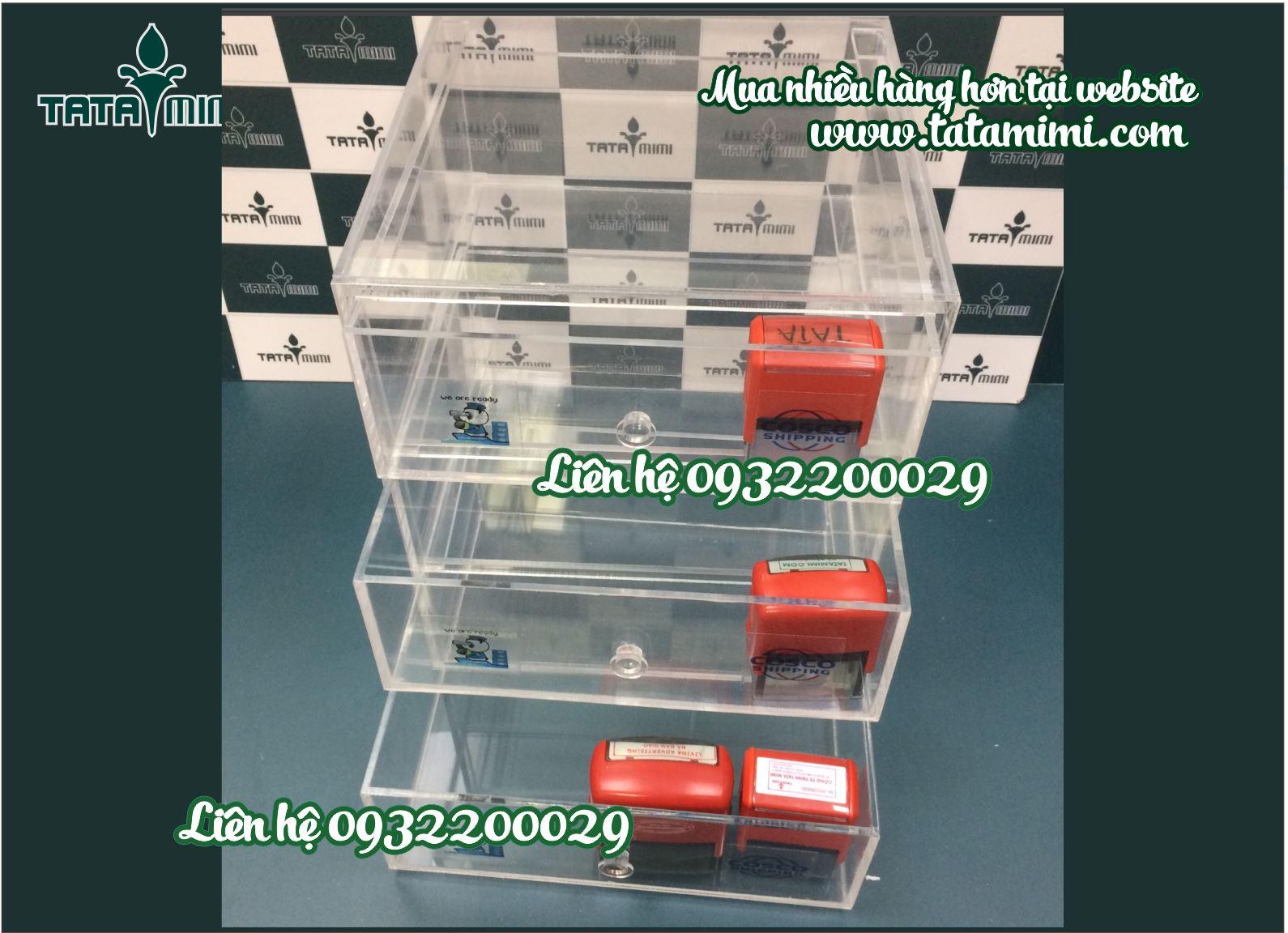 Hộp mica nhiều ngăn làm từ mica 3mm trở lên