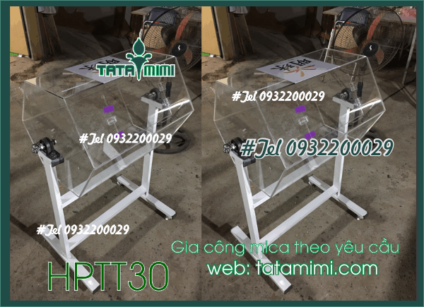 Hộp lục giác làm từ mica