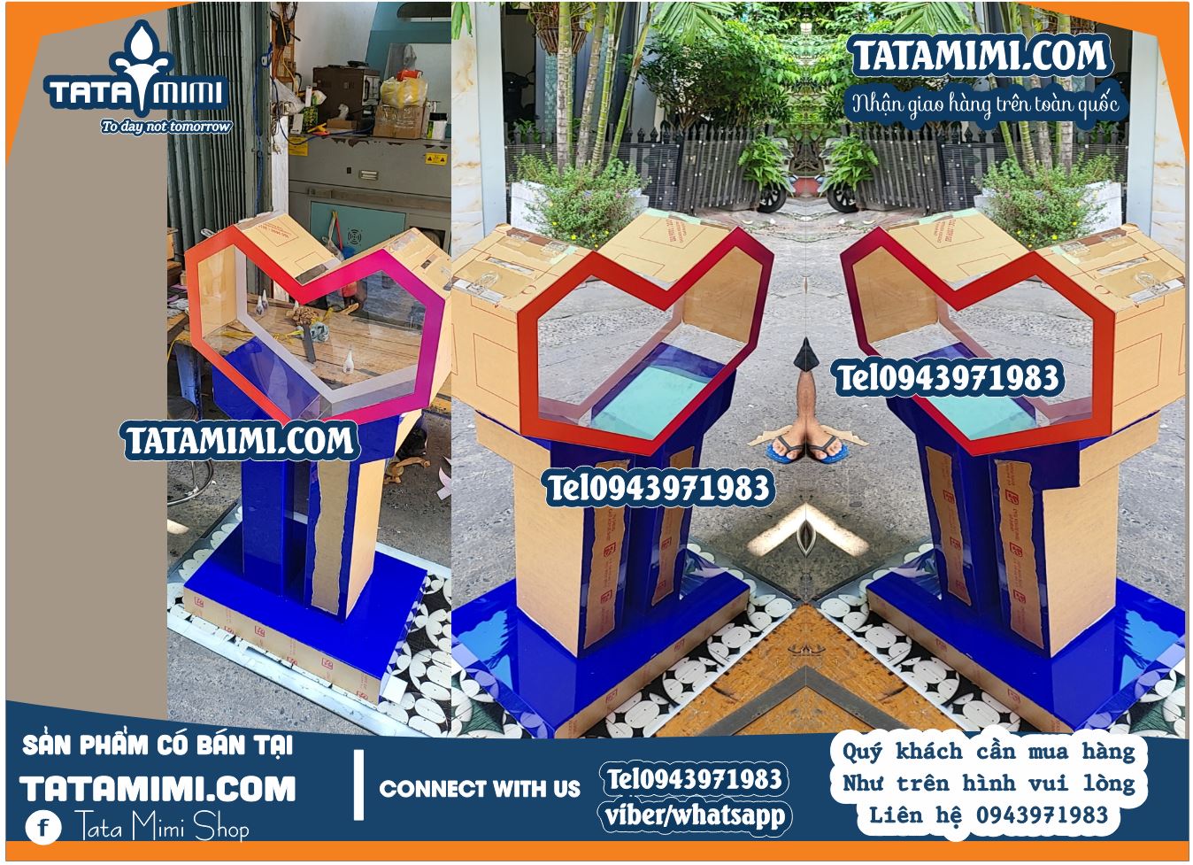 Thùng bo nhôm nên làm chân đế cao bao nhiêu