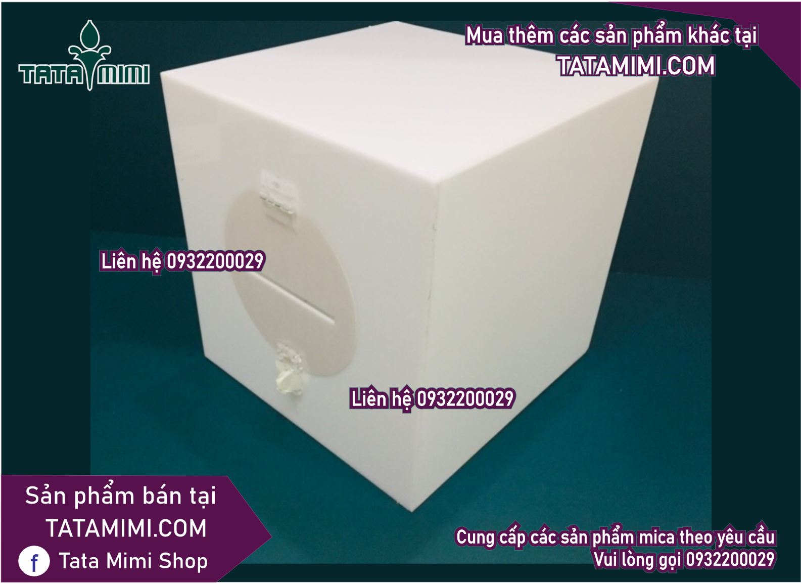 Thùng bốc thăm không có nắp