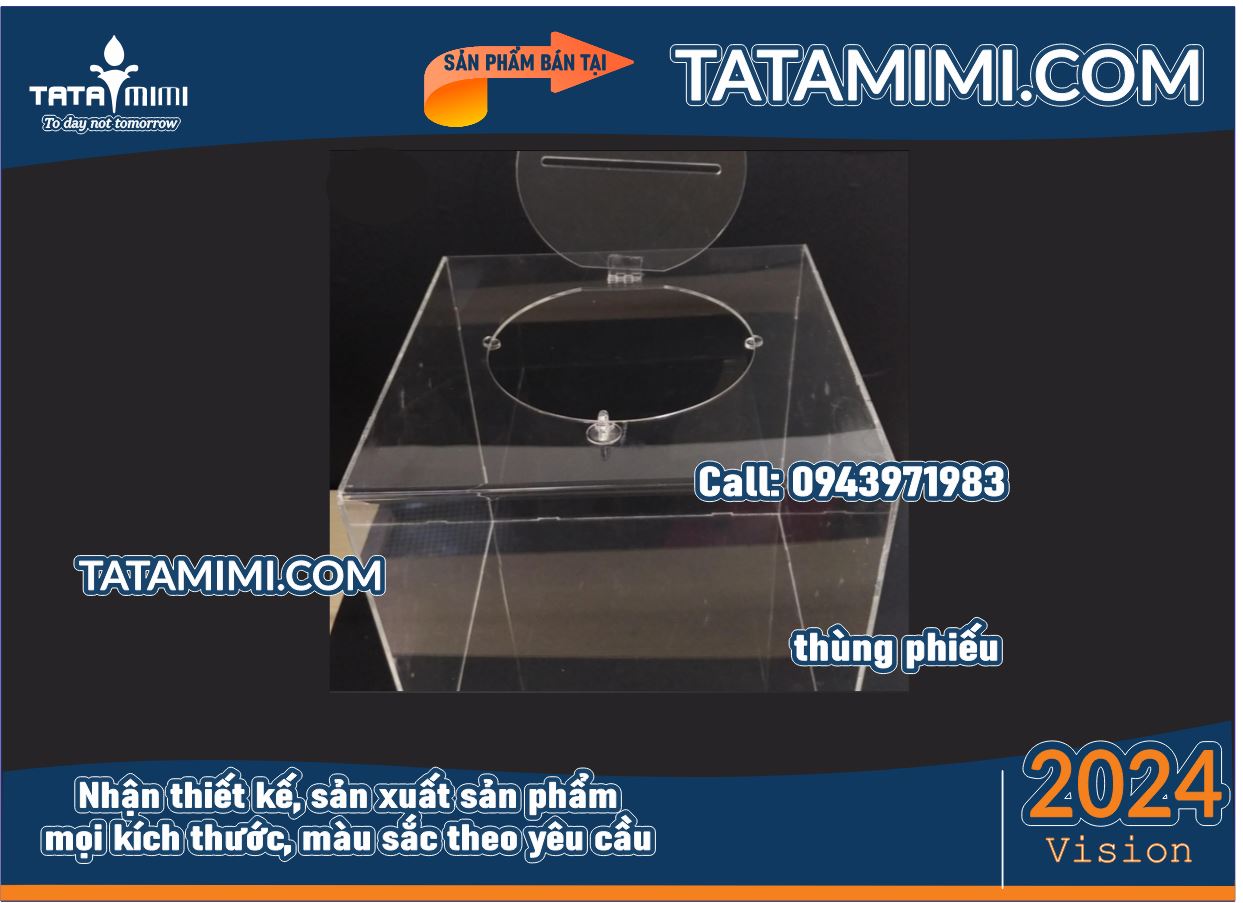 Thùng Phiếu 35x35x35 cm - Sự Lựa Chọn Hoàn Hảo Cho Các Cuộc Bình Chọn và Đóng Góp Ý Kiến