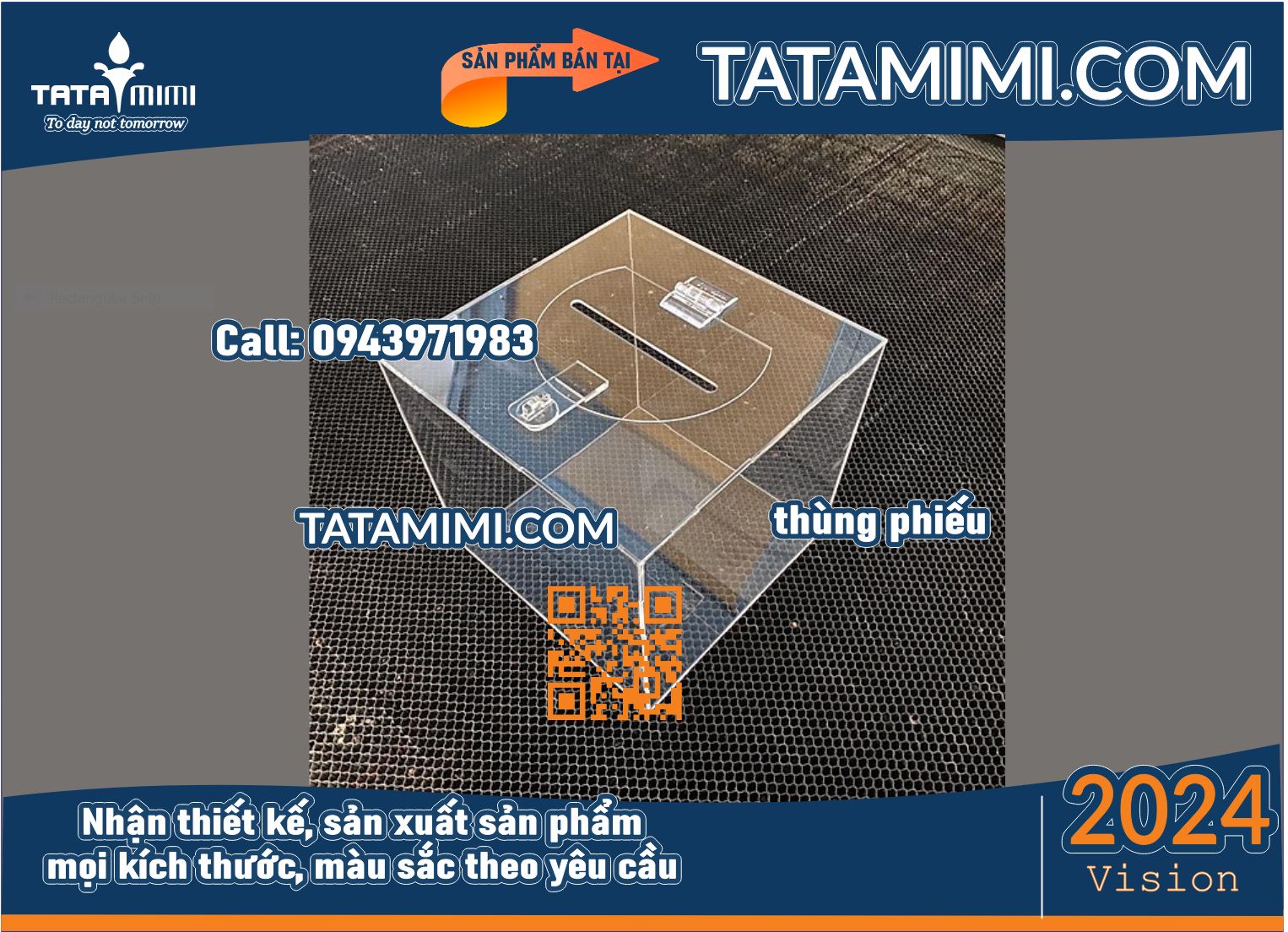 Thùng phiếu mica 30cm giao hàng tại Quận 1: Sự lựa chọn hoàn hảo cho các sự kiện và cuộc bầu chọn