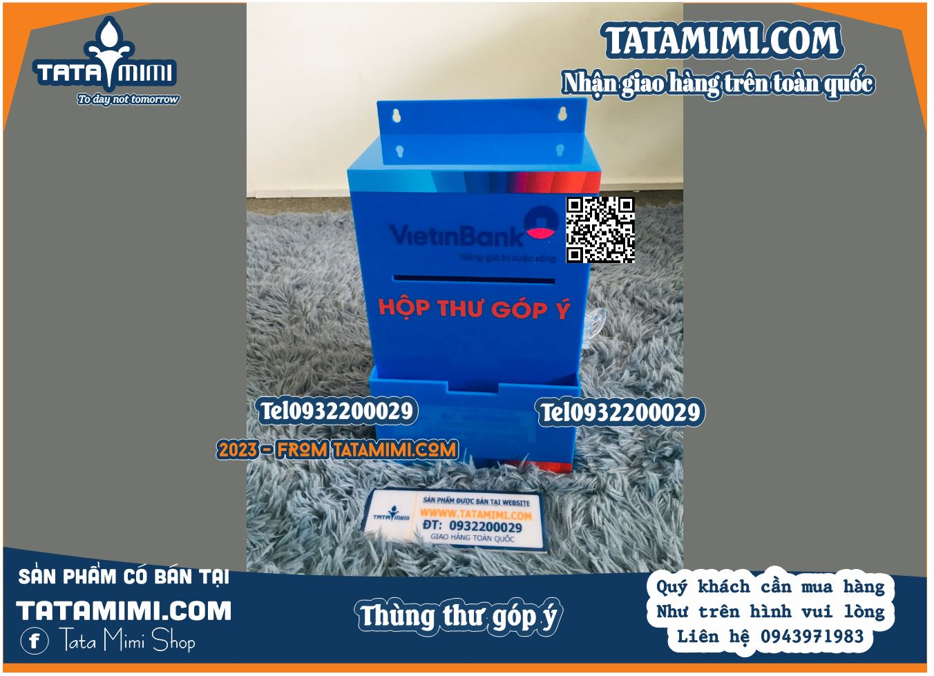 Thùng thư treo tường làm kích thước bao nhiêu