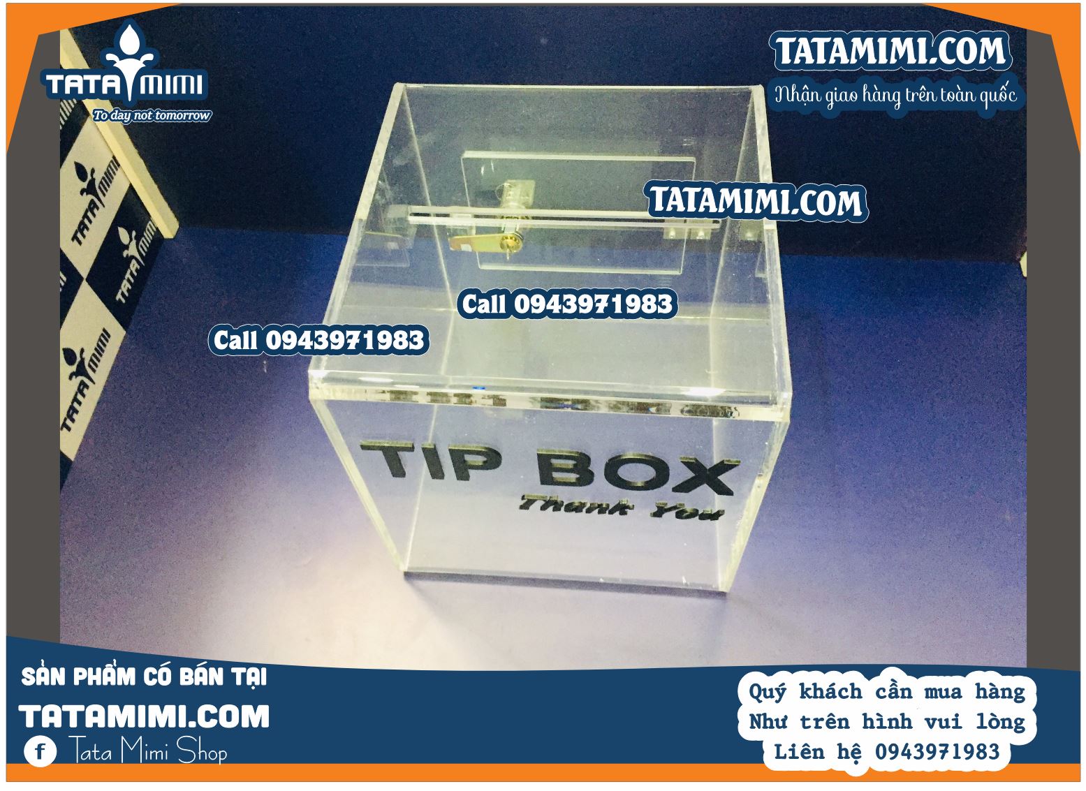 Tip box mini có sẵn – Giải pháp thu thập tiền tip tiện lợi, chuyên nghiệp