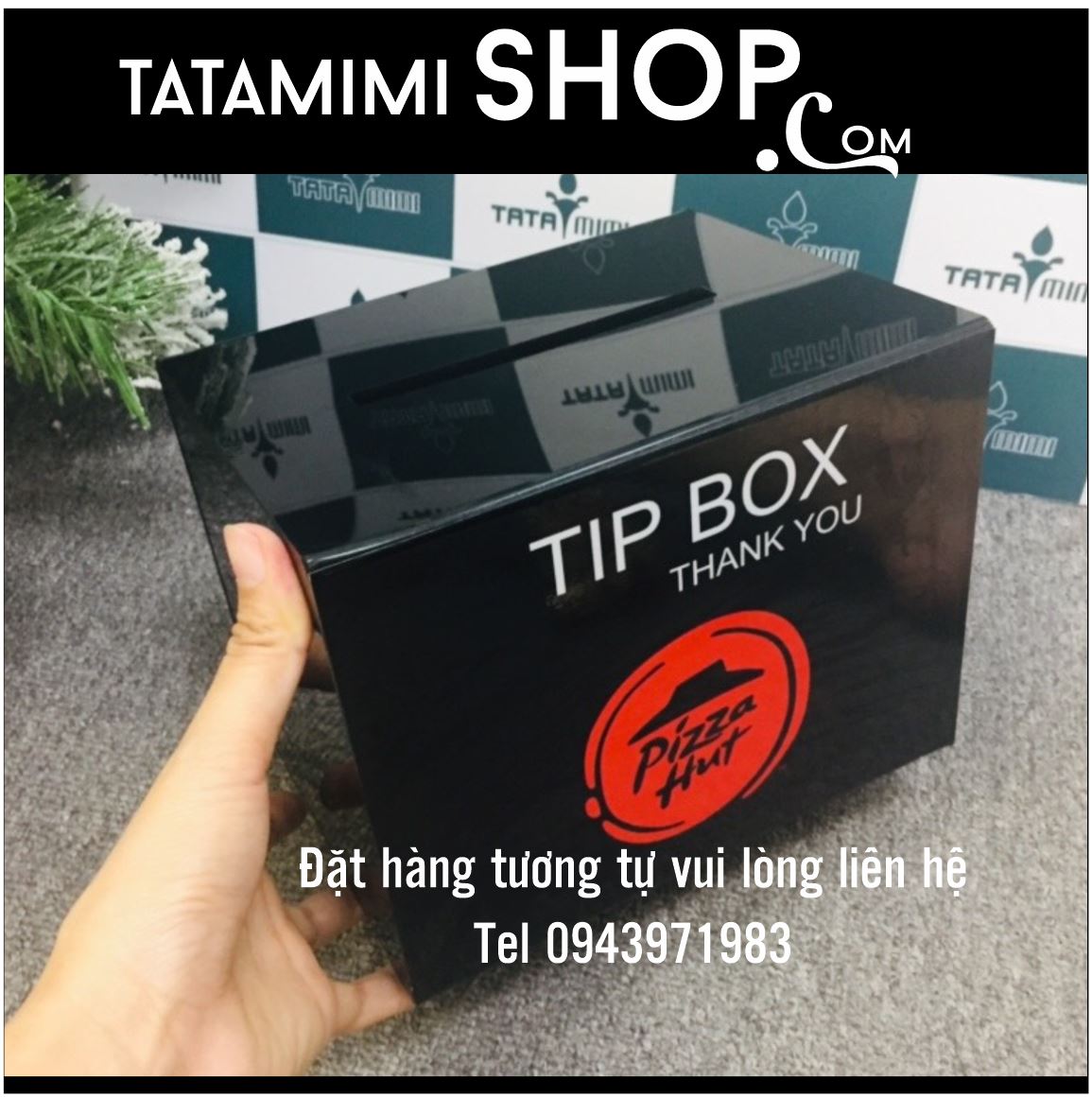 Làm hộp mica theo đơn đặt của khách hàng