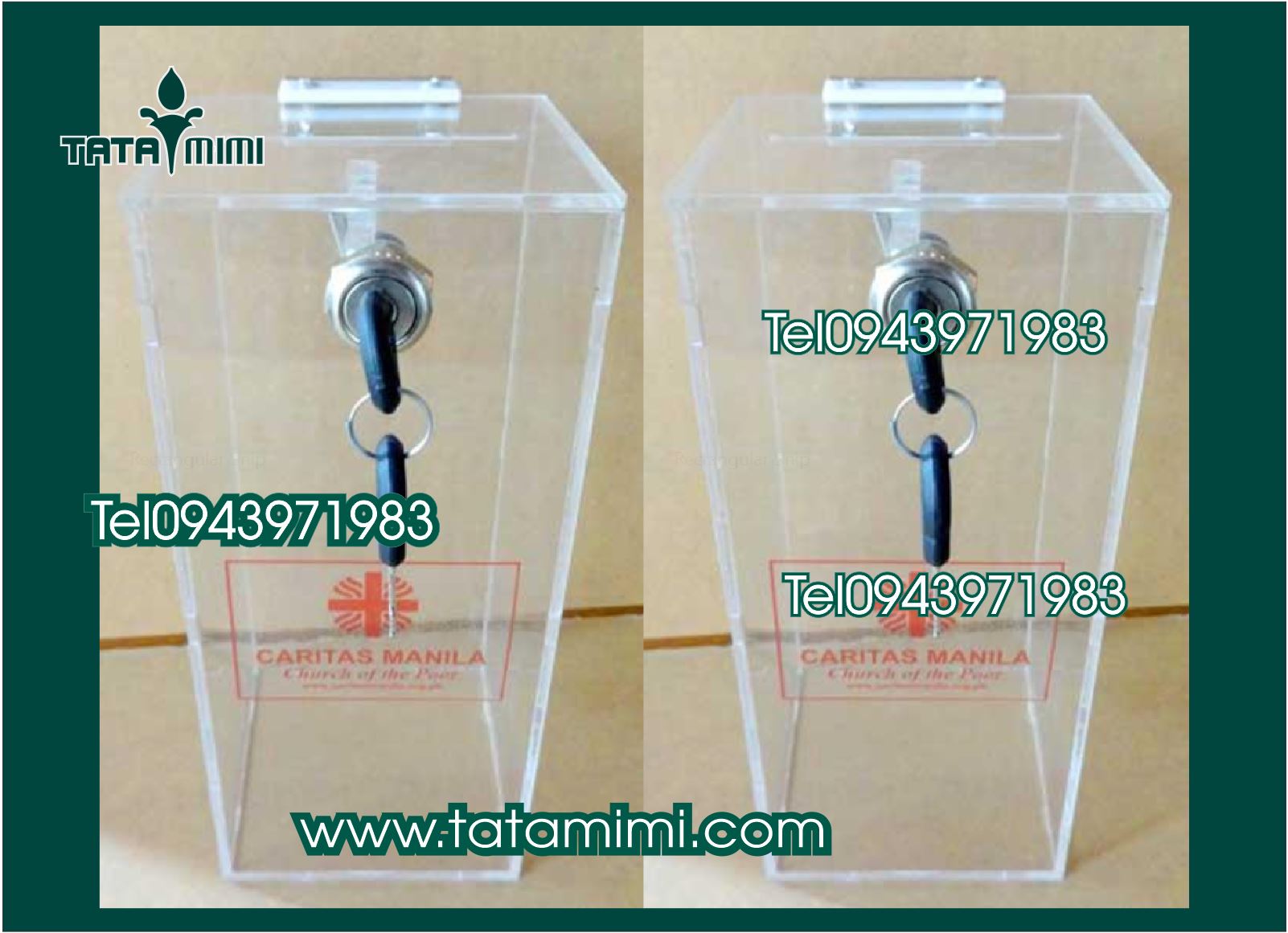 Làm hộp mica theo đơn đặt của khách hàng