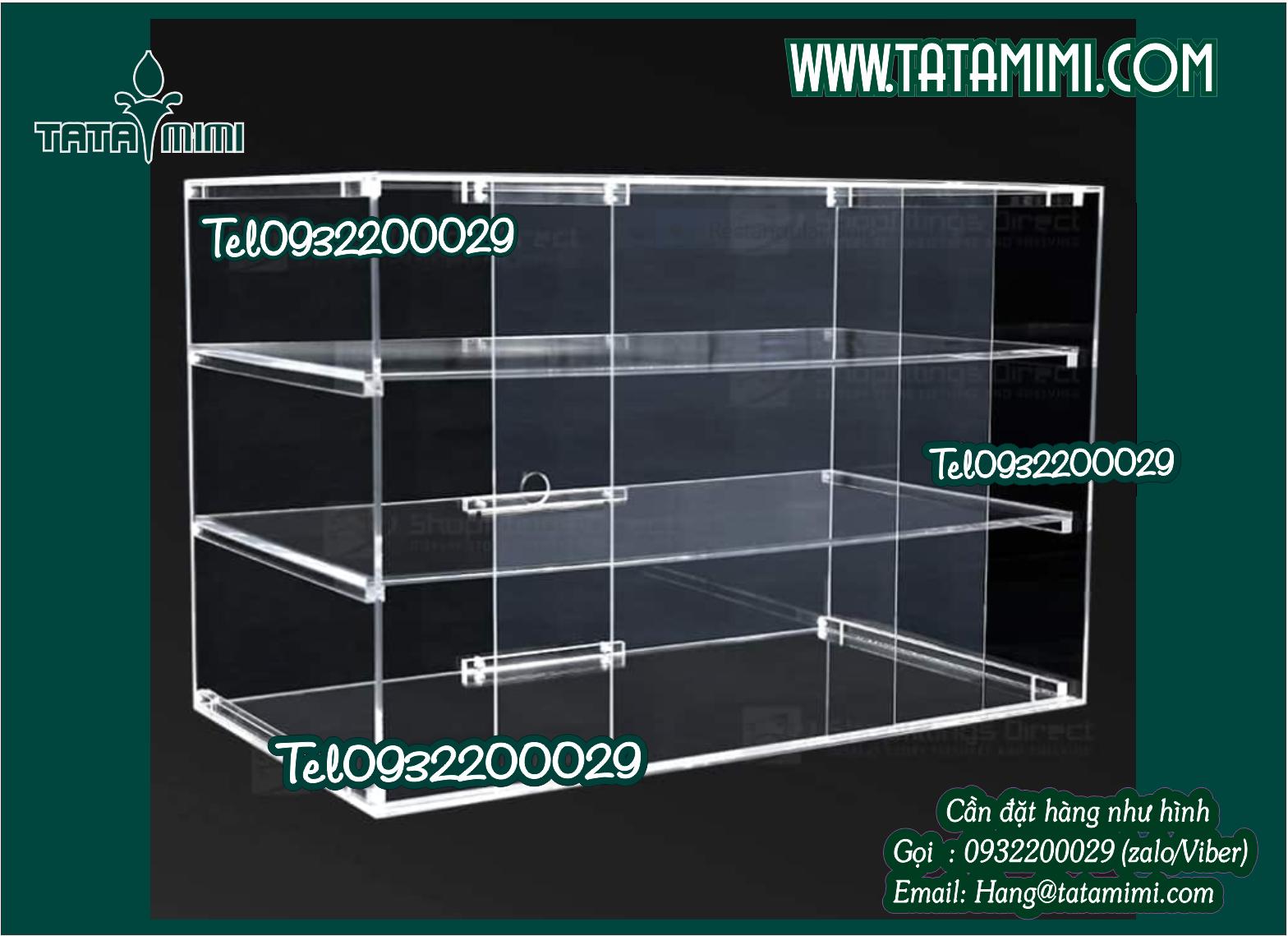 Làm tủ mica đựng bánh hoặc đựng trang sức