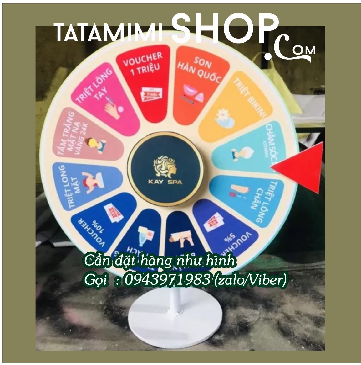 Vòng quay nhỏ gọn dễ di chuyển nội dung sắc nét