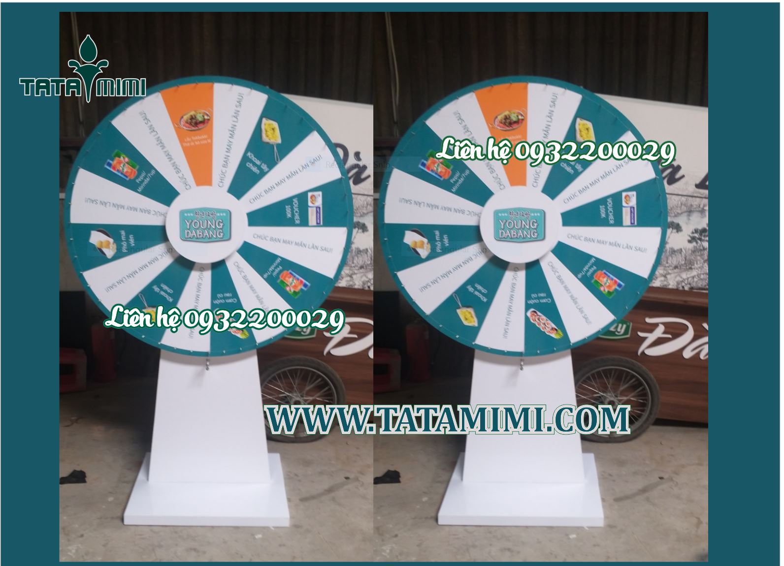 Làm vòng quay cho dịp tri ân khách hàng