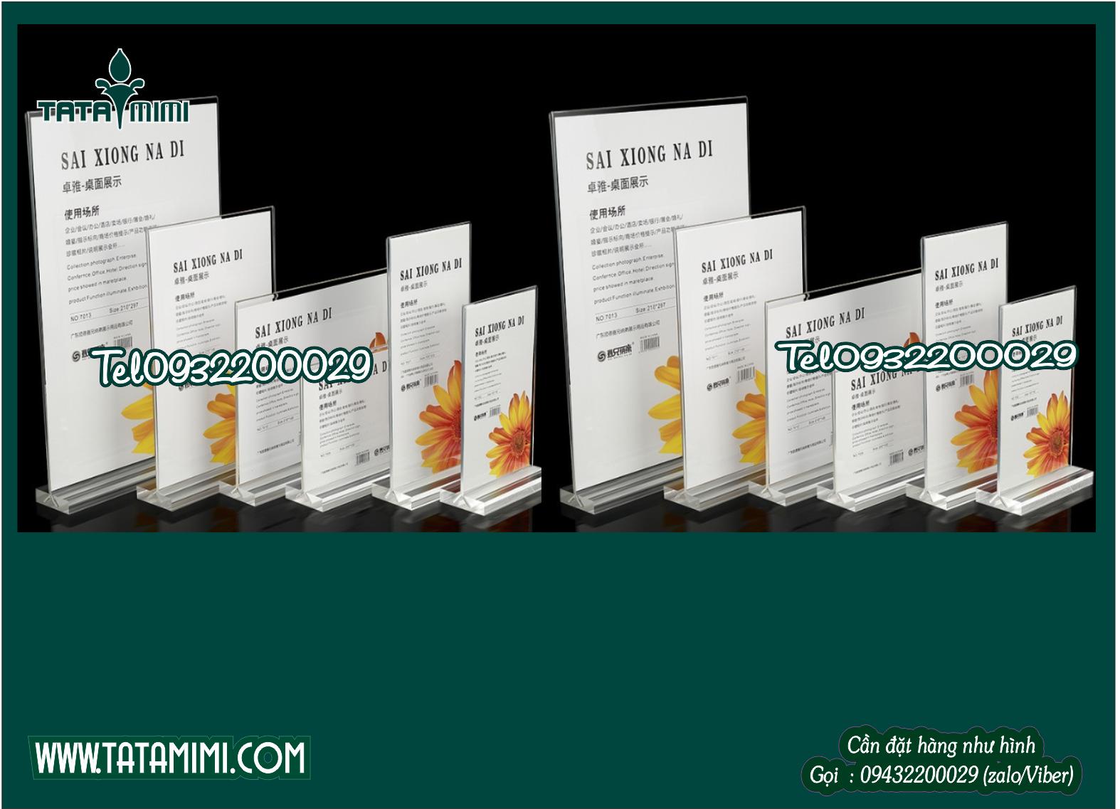 Các loại menu led để bàn