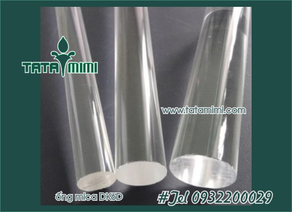 Giá ống mica PMMA Acrylic tube, f27, dày 2.5mm, chịu nhiệt tốt ?