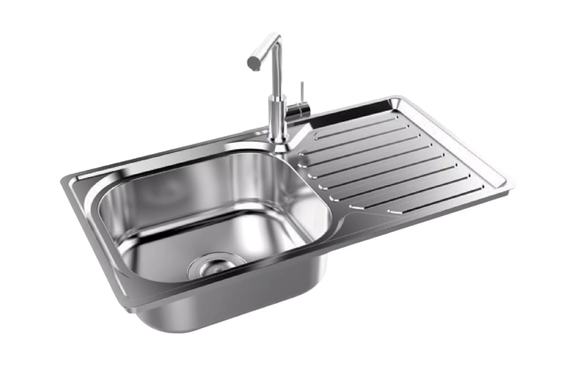 Chậu Inox cao cấp Sơn Hà S79S được làm từ chất liệu SUS304 bền bỉ