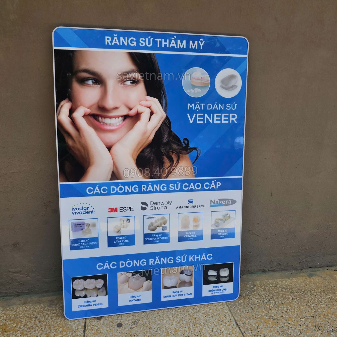 Tranh răng sứ thẩm mỹ