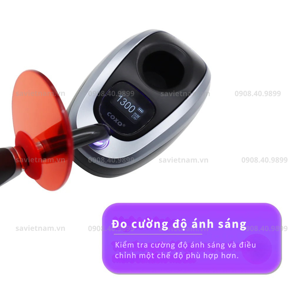 ĐÈN TRÁM QUANG TRÙNG HỢP COXO BD686 HONOR: LED Phổ Rộng, phát hiện sâu răng