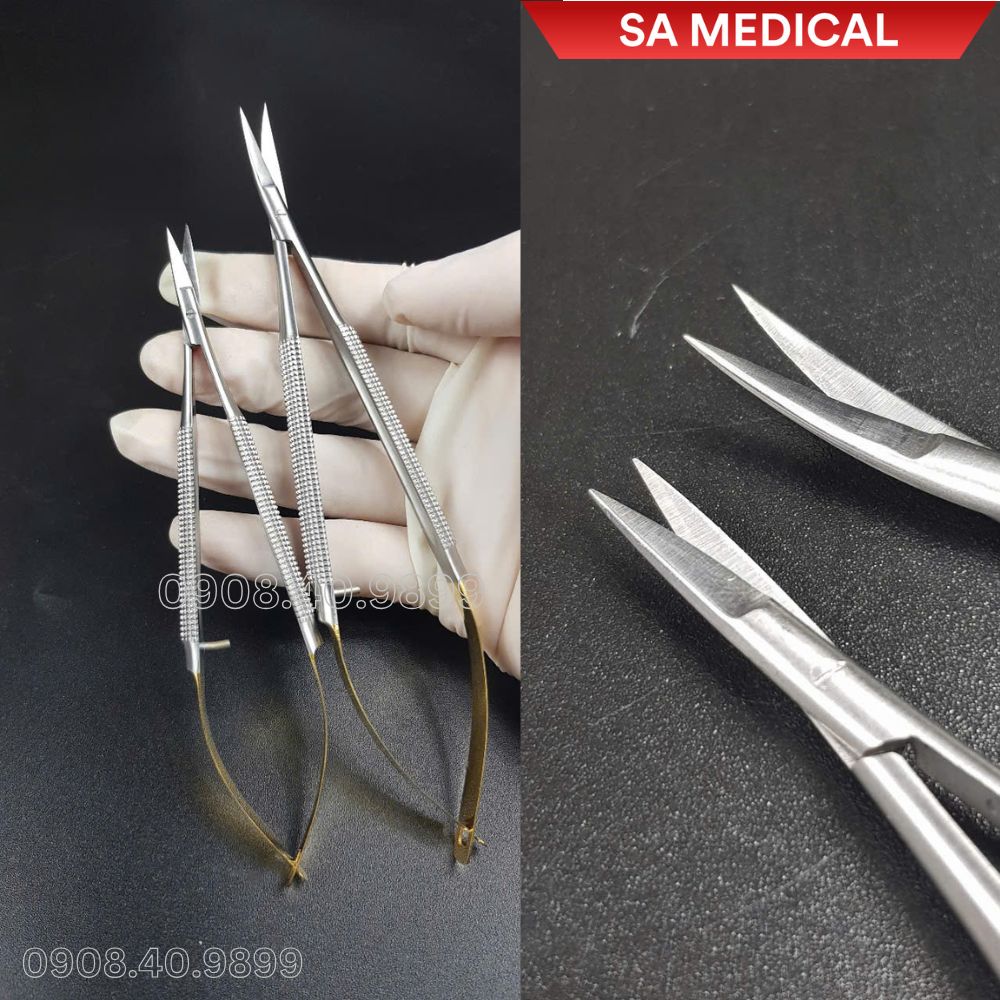 Dụng cụ nha chu, phẫu thuật SA Medical - kéo lá lúa