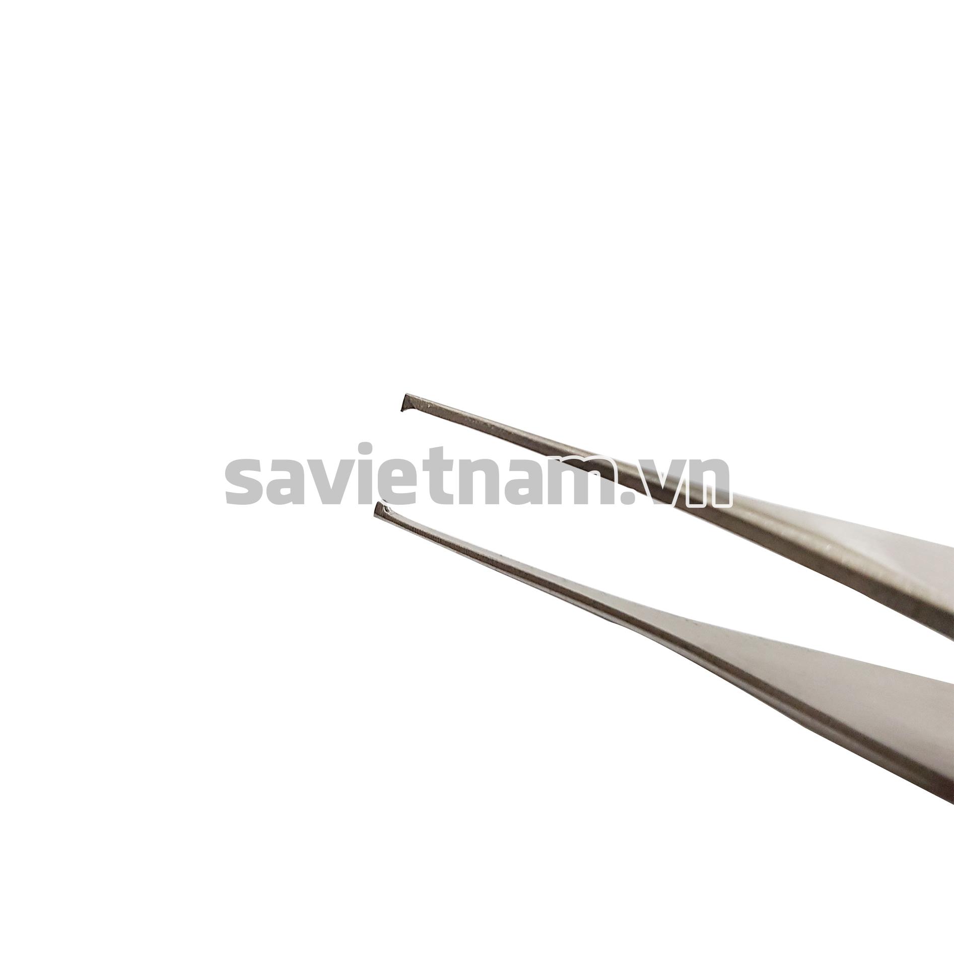 kẹp phẫu tích micro 15cm có mấu (kẹp mô có mấu)