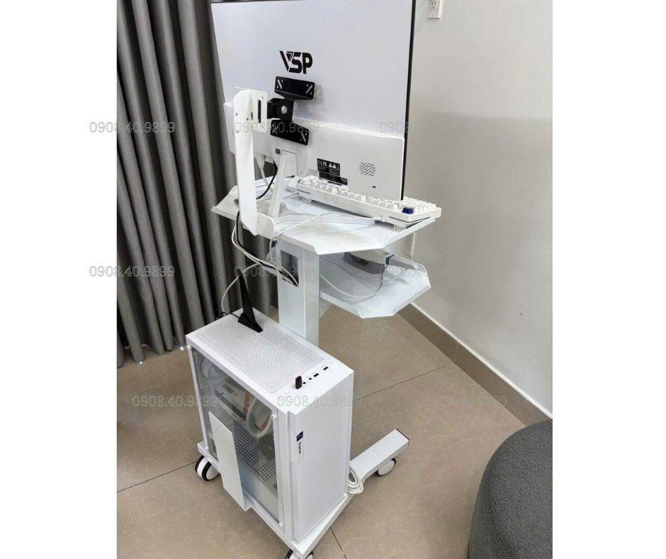 Xe đẩy chuyên dụng cho máy scan nha khoa