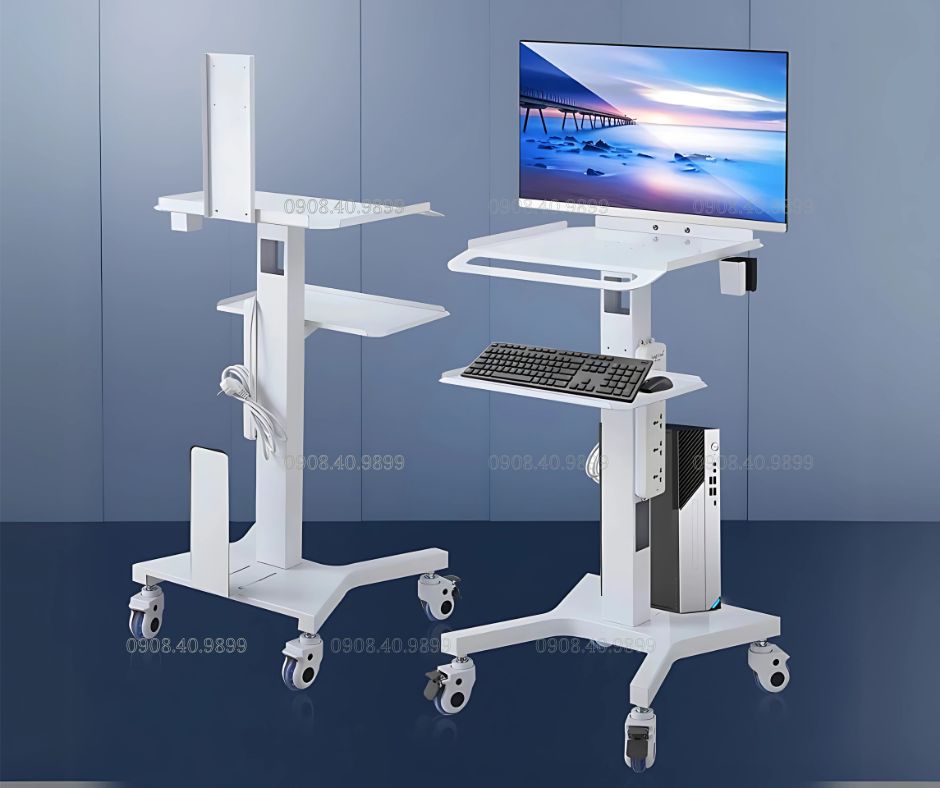 Xe đẩy chuyên dụng cho máy scan nha khoa