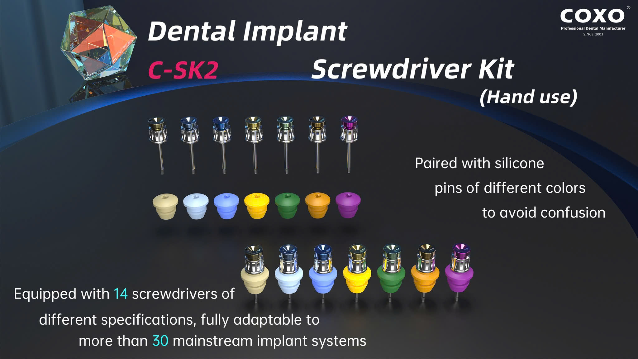 Bô kit vặn implant Coxo C-TW2