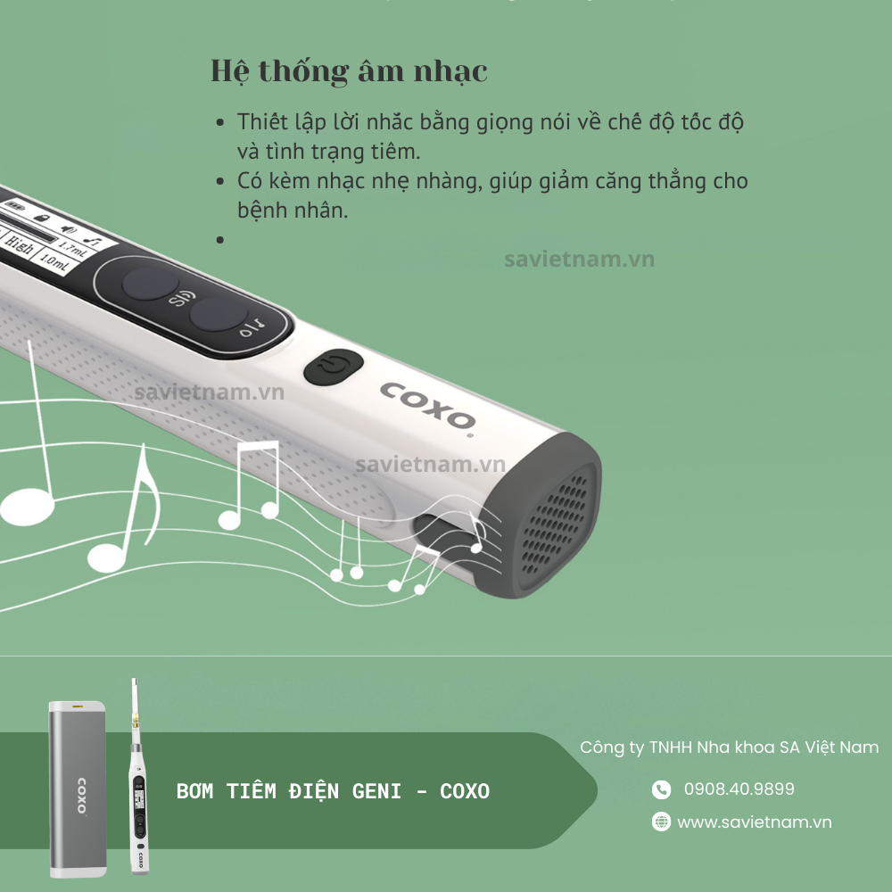 Bơm tiêm điện Geni - Coxo