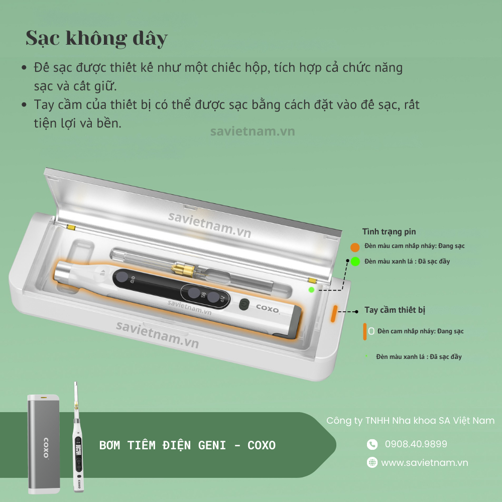 Bơm tiêm điện Geni - Coxo