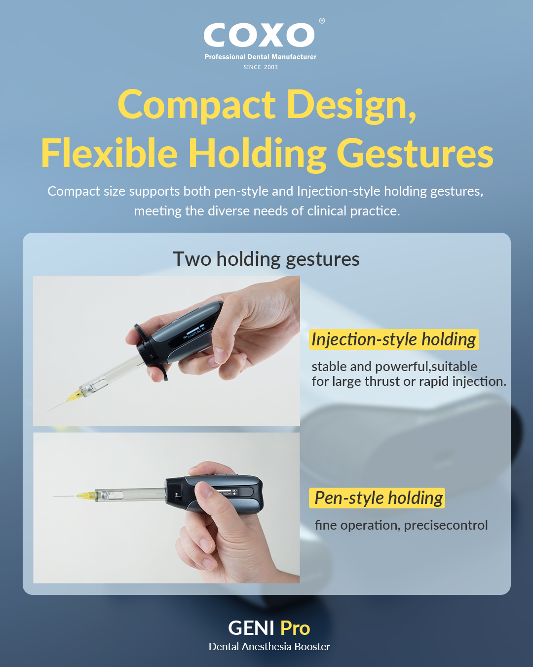 Bơm tiêm điện Geni Pro