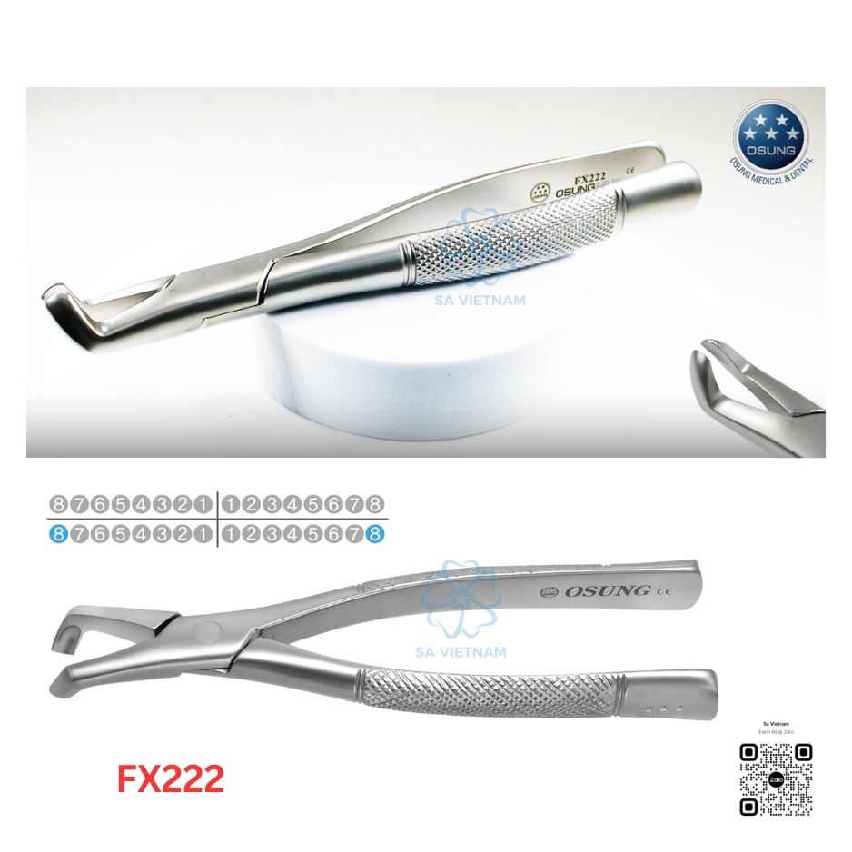 Kìm nhổ răng Extraction Forcep Osung - FX222