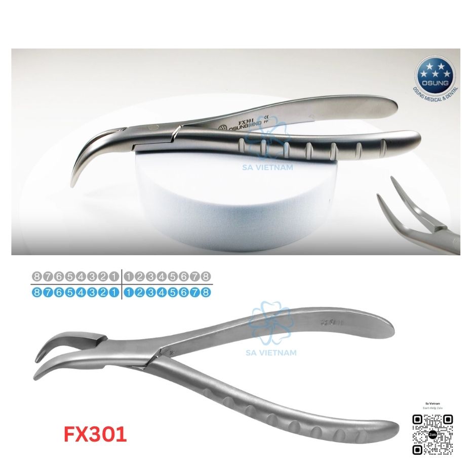 Kìm nhổ răng Extraction Forcep Osung - FX301