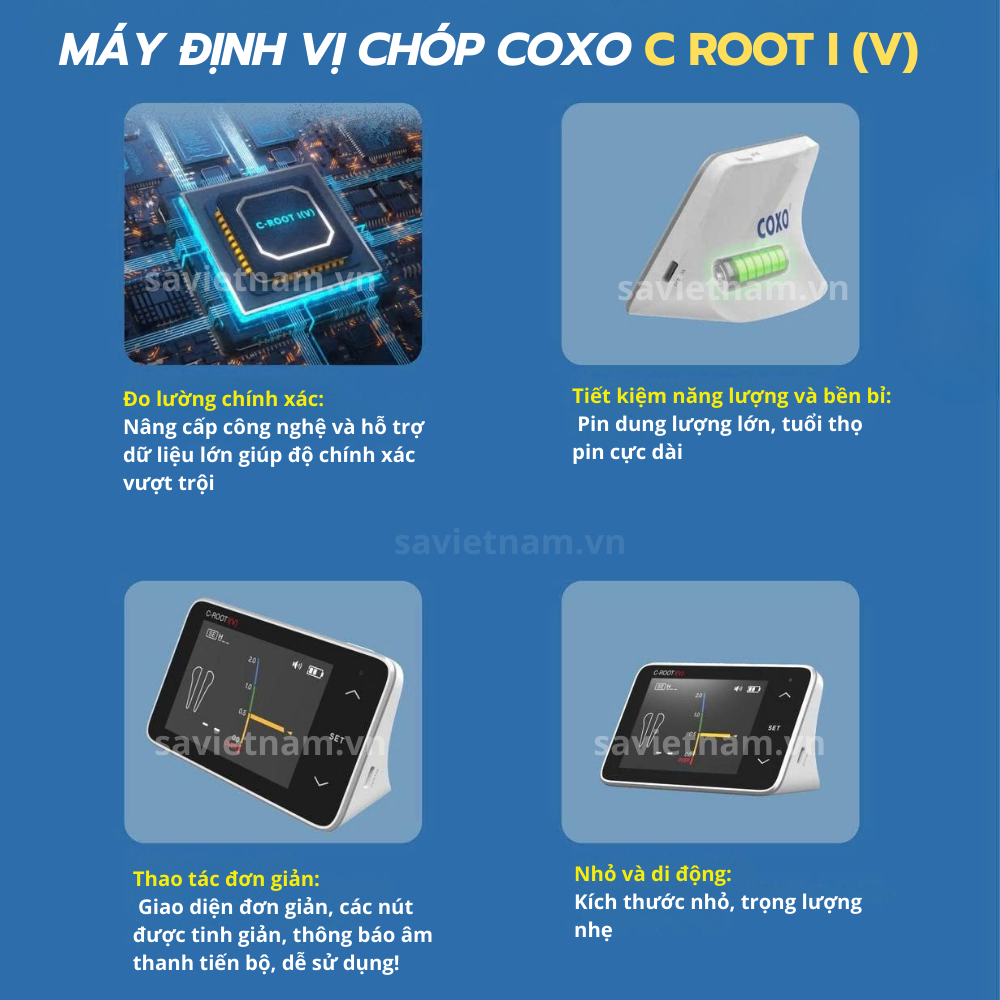 Máy định vị chóp Coxo C Root I (V)