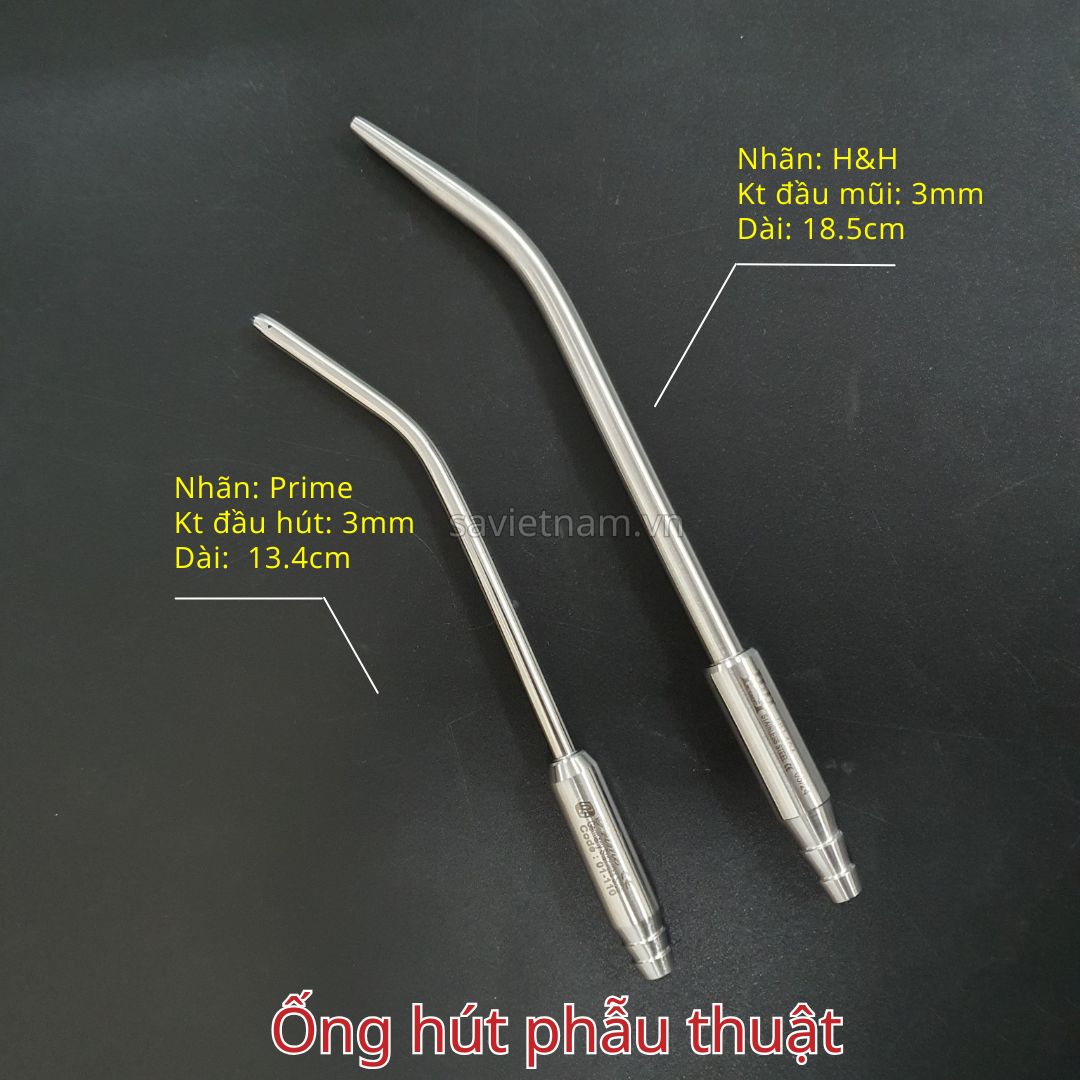 ống hút phẫu thuật nha khoa