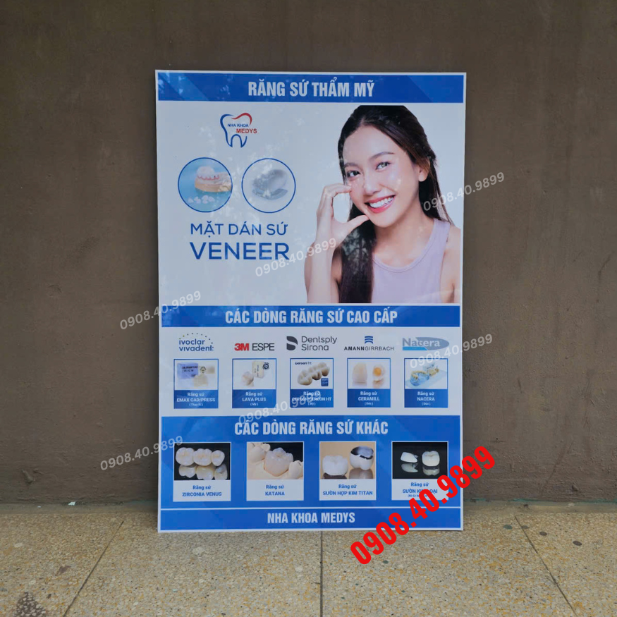 Tranh Mặt dán sứ Veneer