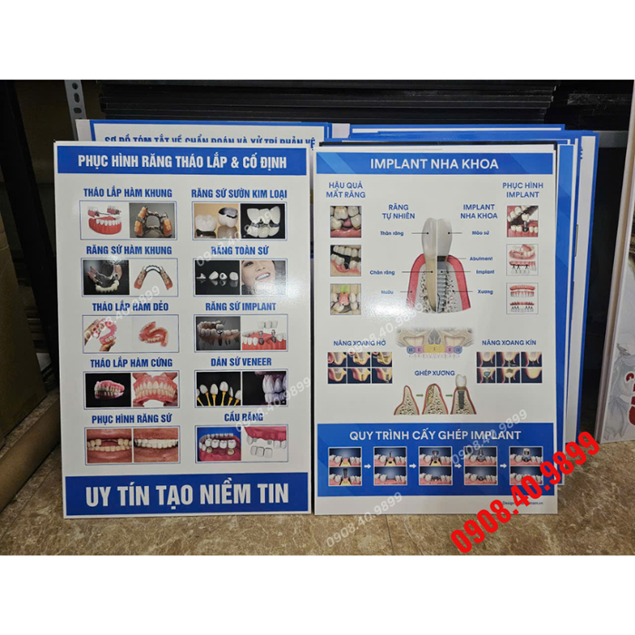 Tranh Phục hình răng tháo lắp và cố định