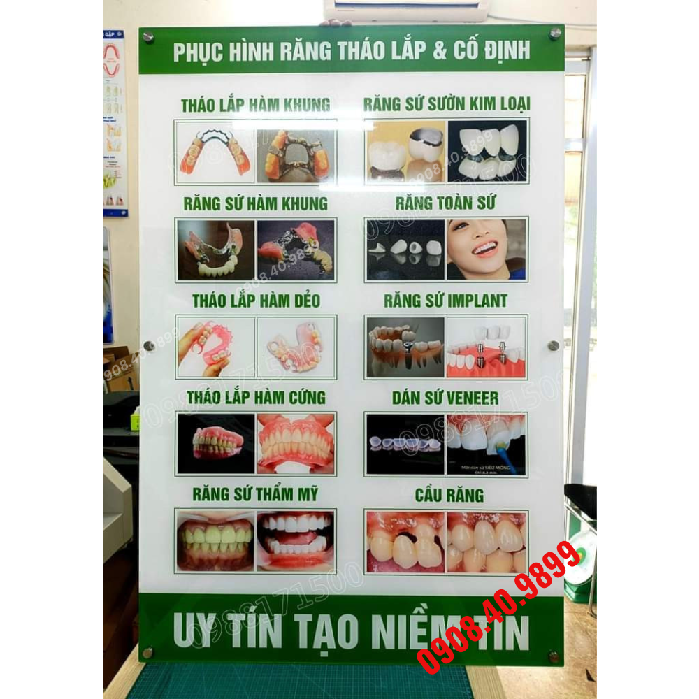 Tranh Phục hình răng thẩm mỹ và cố định
