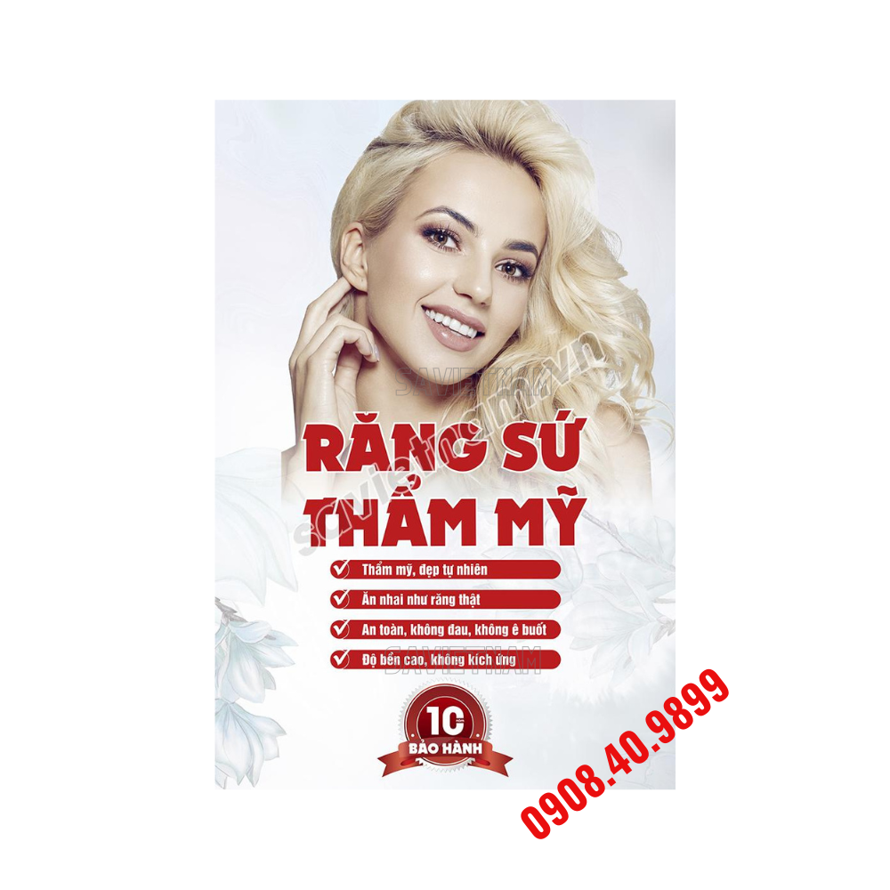 Tranh răng sứ thẩm mỹ