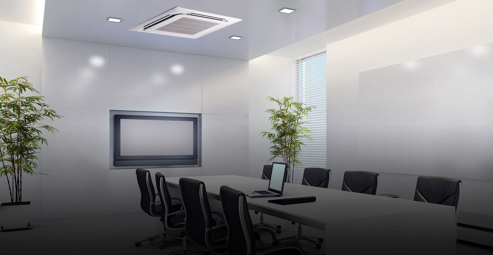 điều hòa cassette 1 chiều lạnh sử dụng trong không gian phòng