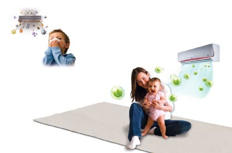 những điều cần biết khi sử dụng điều hòa cùng bé