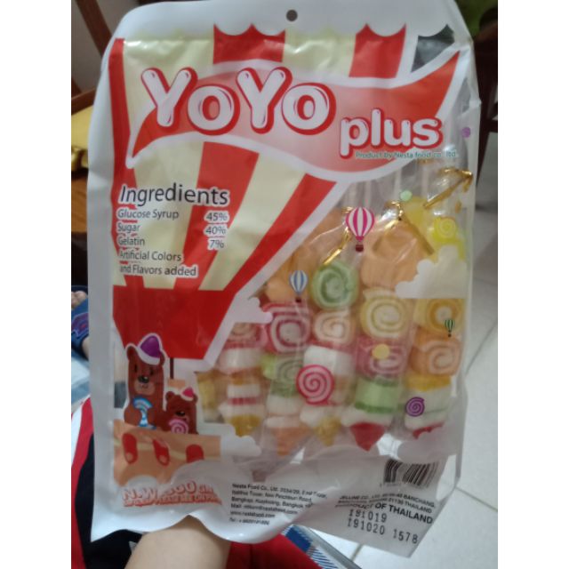 Kẹo dẻo xiên Yoyo Thái Lan 300g