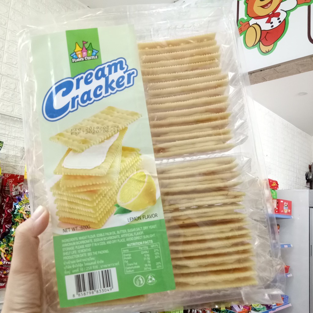 Bánh quy kẹp kem các vị 600g