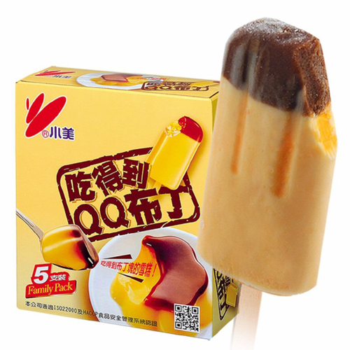 Kem que Pudding Đài Loan hộp 5 cây