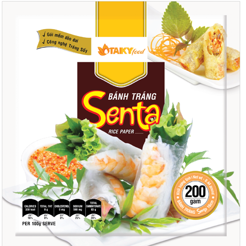 Bánh tráng Senta Tài Ký 200g (22cm)
